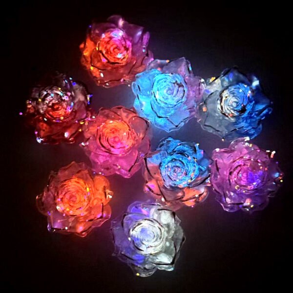 Lumi Gold-Trimmed Rose