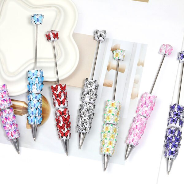 C22 Elaborate Butterfly Beadable Pen