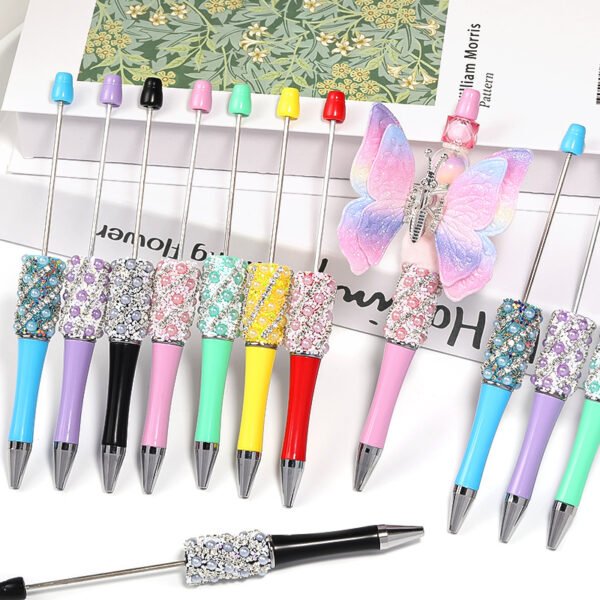 Deluxe Snowflake & Pearl Beadable Pen
