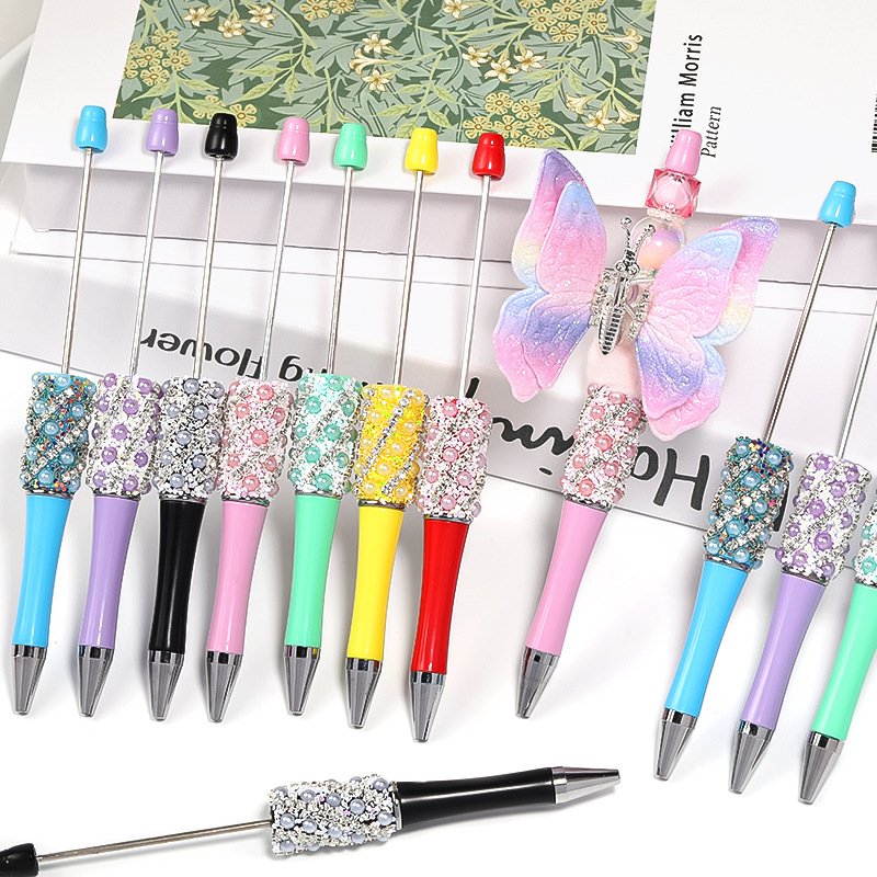 Deluxe Snowflake & Pearl Beadable Pen