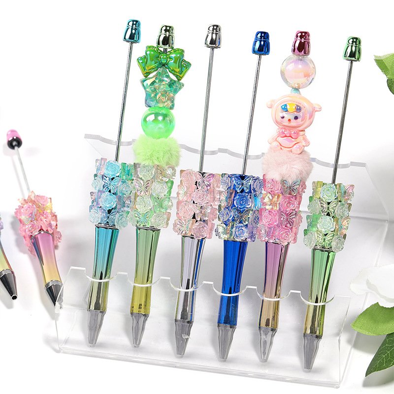 C31 3D Embossed Open Hole Black Gold Hello Kitty