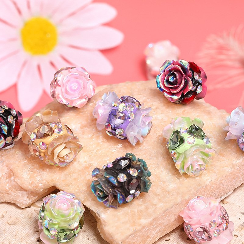 C91 Deluxe Double-Sided Camellia Beads