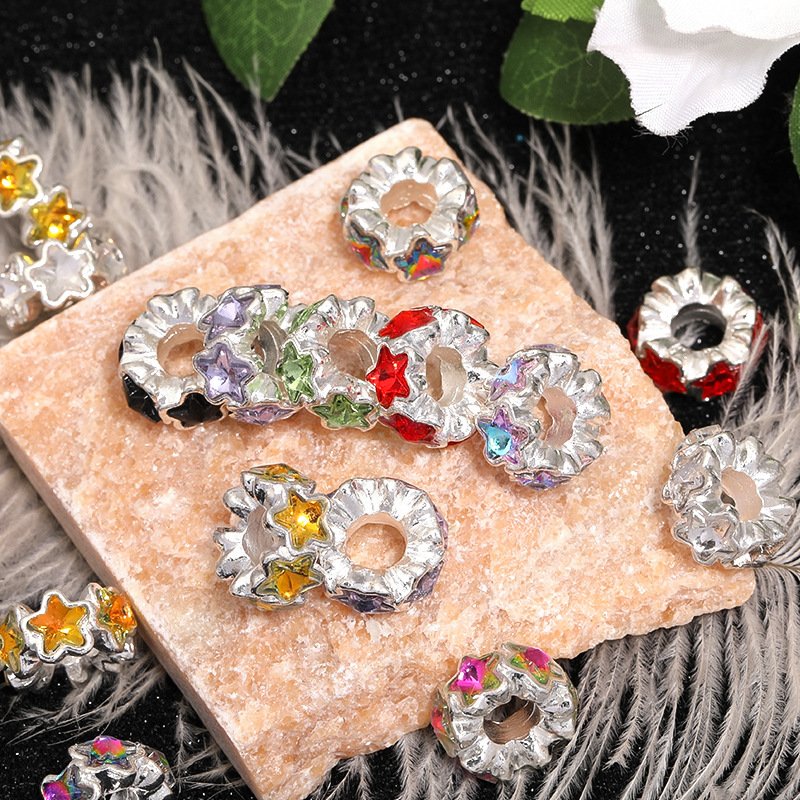 Star Rhinestone Spacers