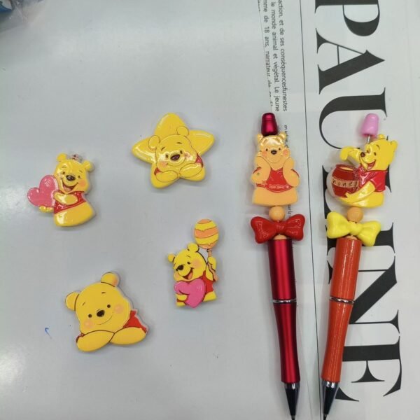 D20 3D Embossed Through-hole Winnie the Pooh