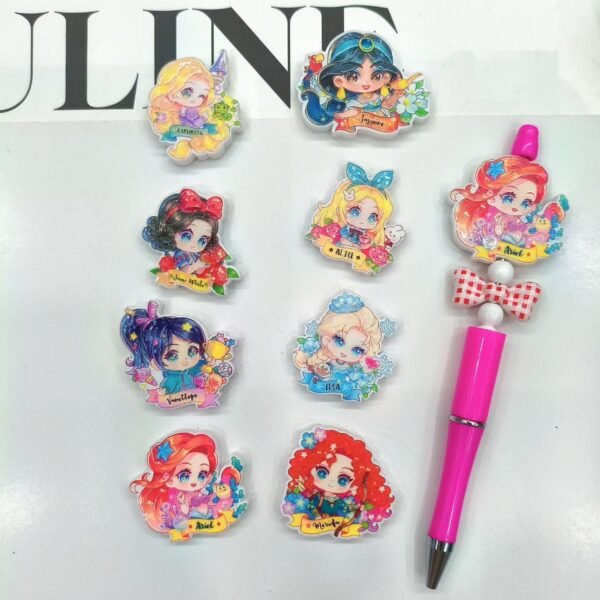 D25 3D Embossed Through-hole Princess