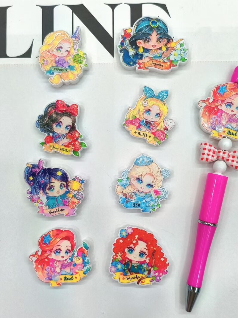 3D Embossed Through-hole Princess