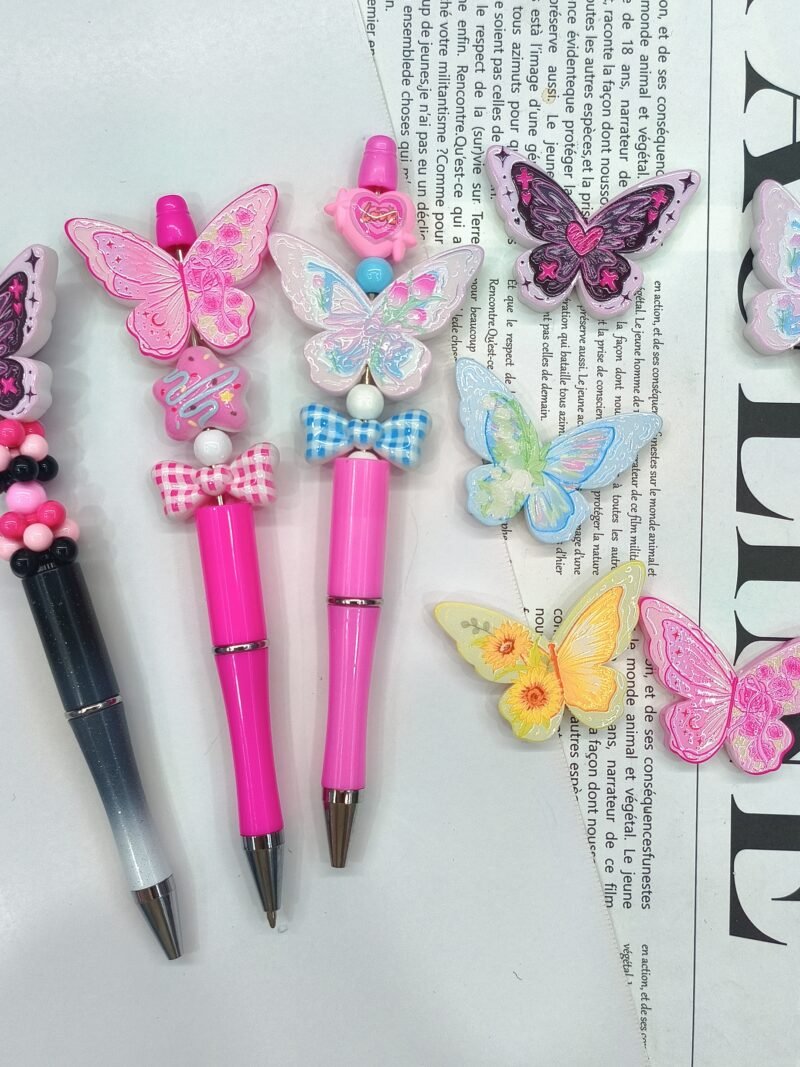 3D Embossed Through-hole Flower Butterfly