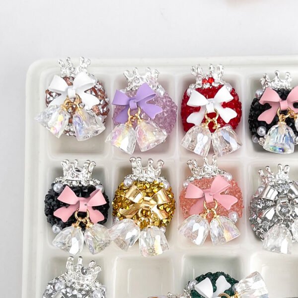 Christmas Bell & Crown Beads