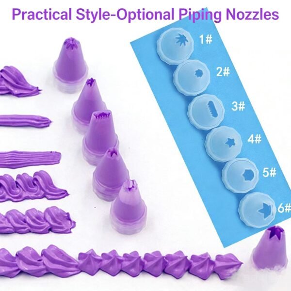 D88-1 Cream Gel Piping Tips (DIY Craft-Specific)