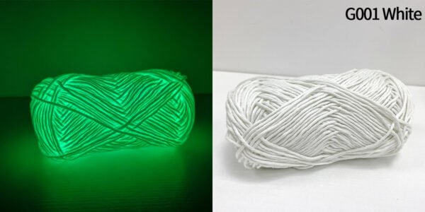 D89-1 2mm Glow-in-the-Dark Crochet Yarn