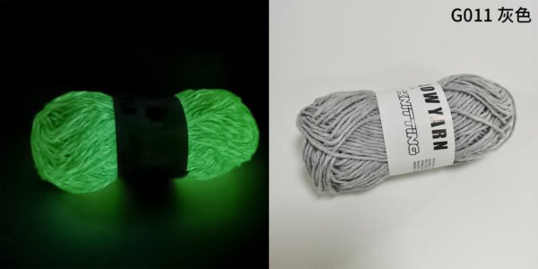 D89-11 2mm Glow-in-the-Dark Crochet Yarn