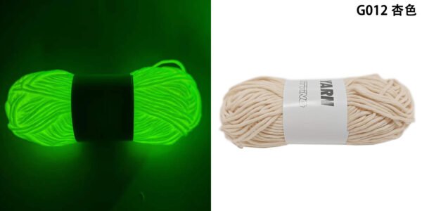 D89-12 2mm Glow-in-the-Dark Crochet Yarn