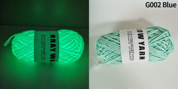 D89-2 2mm Glow-in-the-Dark Crochet Yarn
