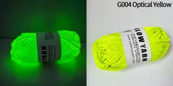 D89-4 2mm Glow-in-the-Dark Crochet Yarn