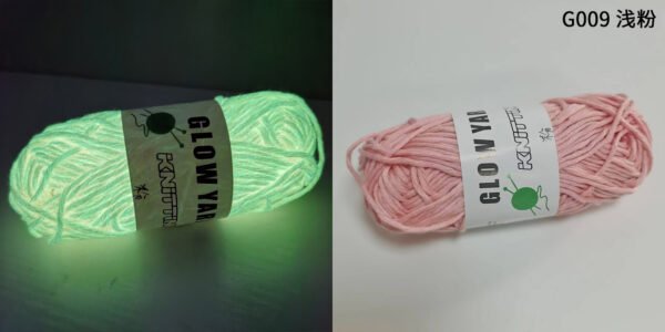 D89-9 2mm Glow-in-the-Dark Crochet Yarn