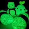 4mm Glow-in-the-Dark Chenille Yarn Skein