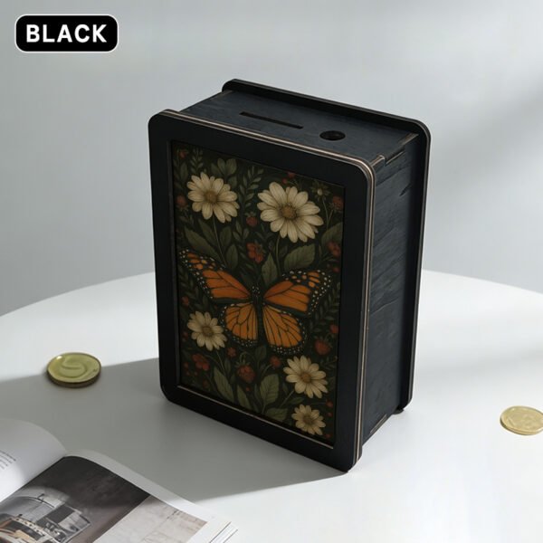 Customized wooden money box
