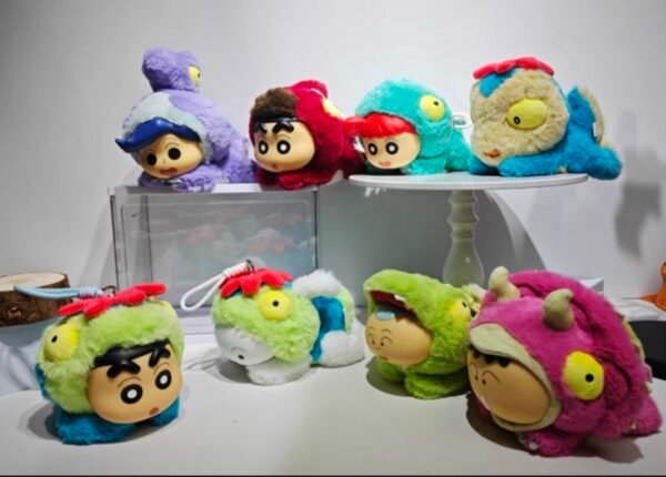 JC018-Crayon Shin-chan Dinosaur Diary - Lying Plush