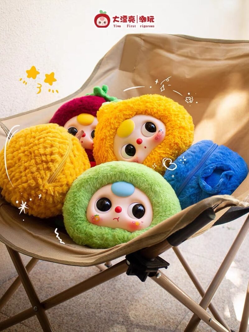 JC025 JC025-Baby Three - Orchard Zipper Pouch Plush