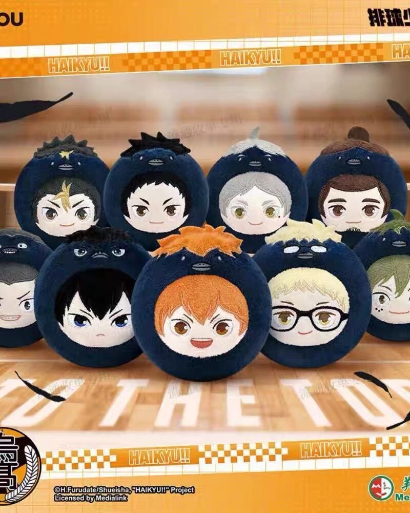 JC138 JC138-Haikyuu!! Crow Ball Plush Mochi Charm