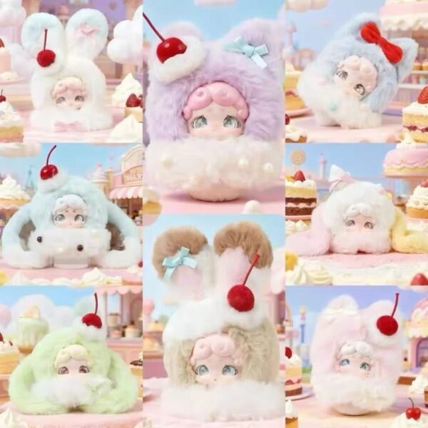 JC147-Lucky Deer Nai Goodnight Bunny Fluffy Ice Series Plush Blind Box