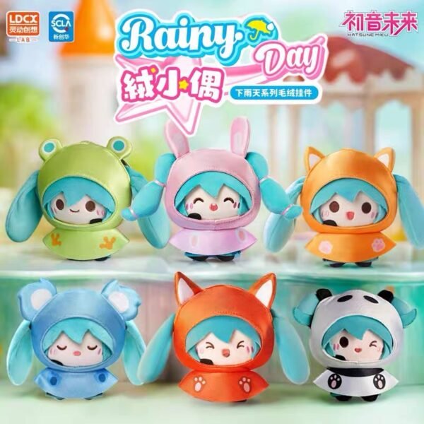 JC173-Fluffy Doll - Hatsune Miku Rainy Day Plush