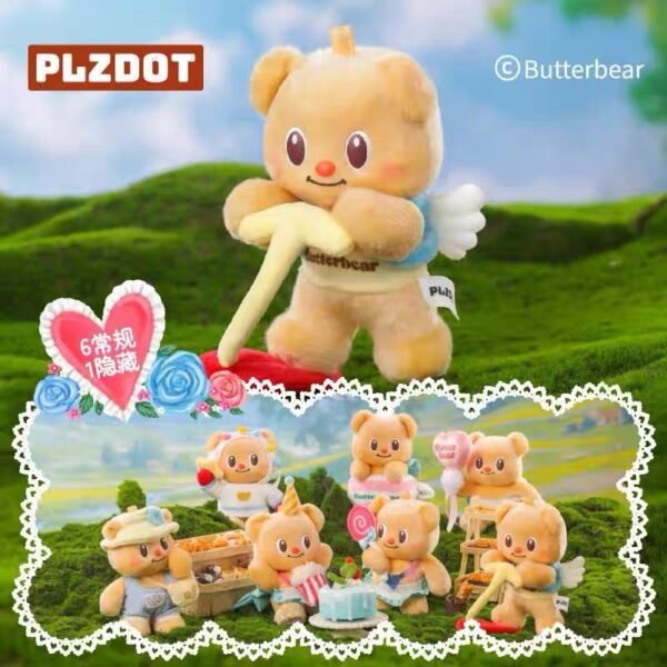 JC244-Butter Bear Leisure Vacation Plush