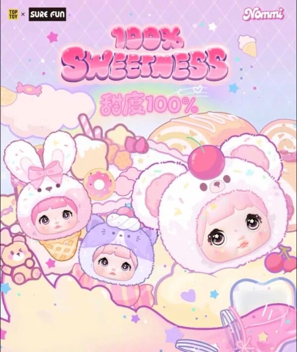JC246-Nommi - 100% Sweetness Series Plush Blind Box