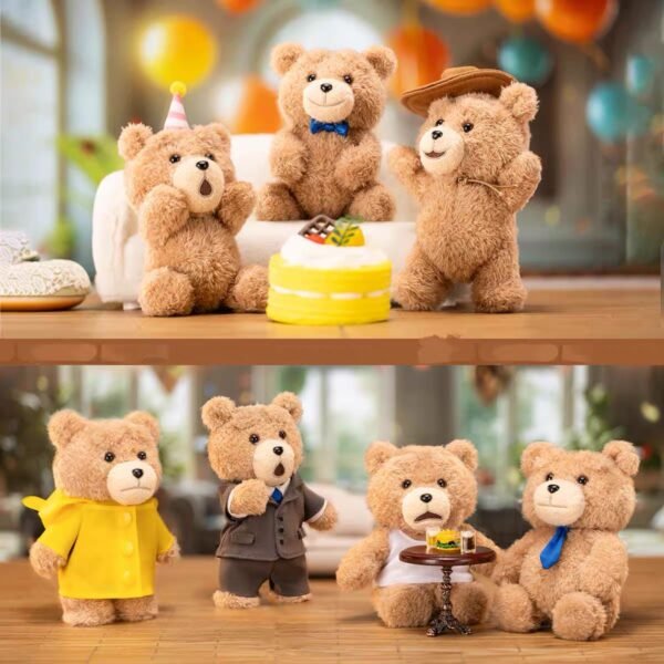 JC251-Teddy Bear Articulated Plush