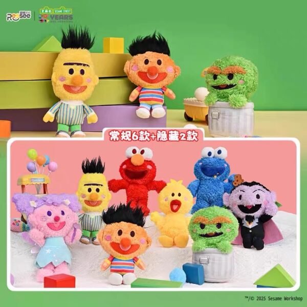 JC252-Sesame Street - Blessing Series Plush Charm Blind Box