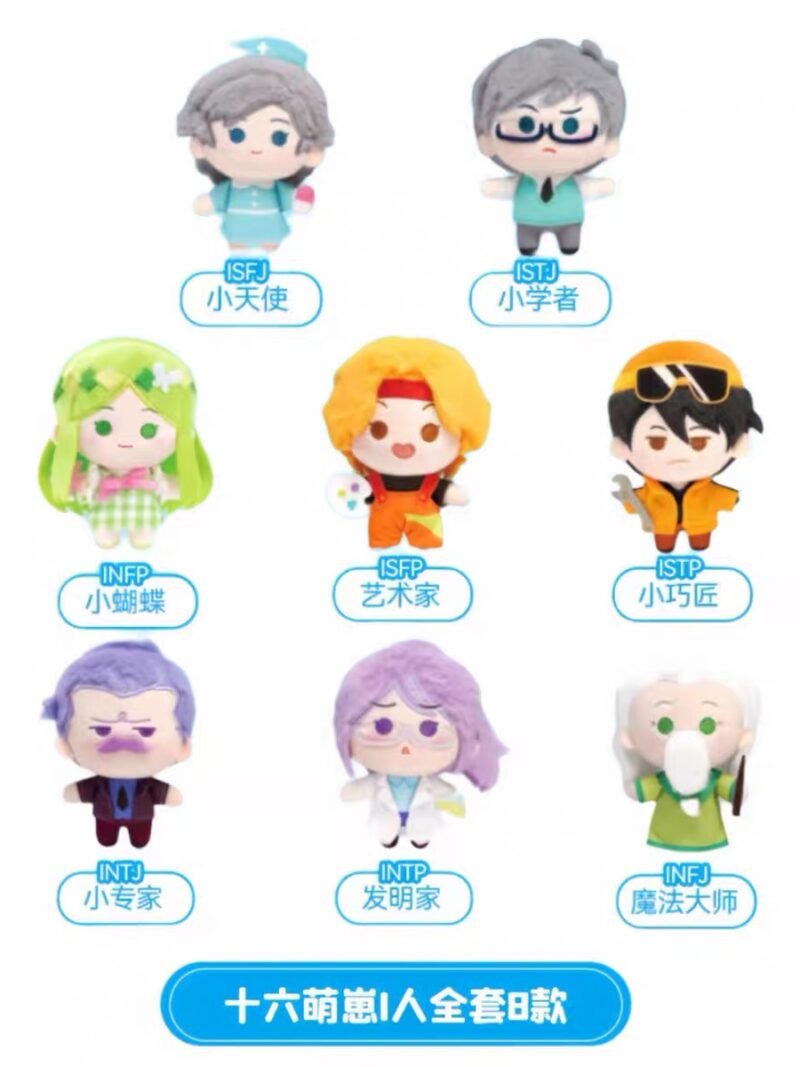 JC266-MBTI 16 Personalities Plush - Introvert Type