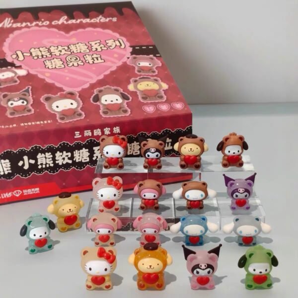 JC274-Sanrio Family Gummy Bear Candy Mini Beans