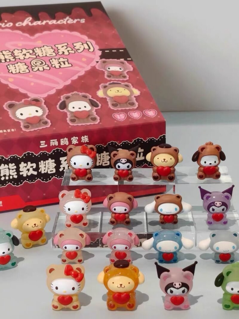 JC274-Sanrio Family Gummy Bear Candy Mini Beans