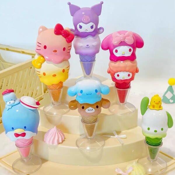 JC277-Sanrio Family Melting Ice Cream Stackable Figures