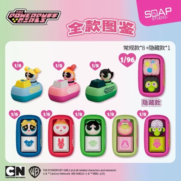 JC323-The Powerpuff Girls Keycaps