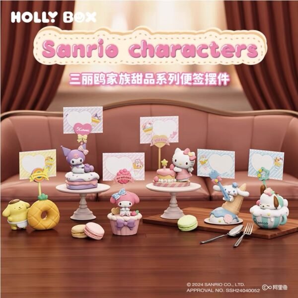 JC352-Sanrio Family Dessert Notepad Ornaments