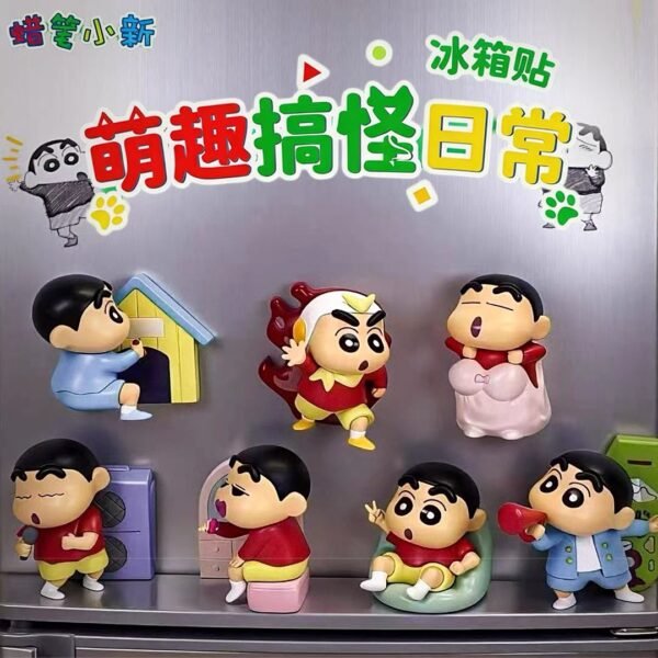 JC354-Crayon Shin-chan Funny Daily Fridge Magnets