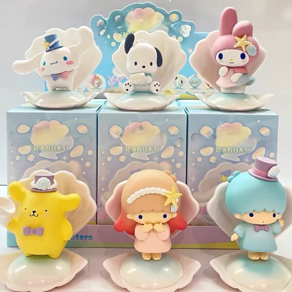 JC361-Sanrio Characters Blue Sea Holiday Ornament Blind Box