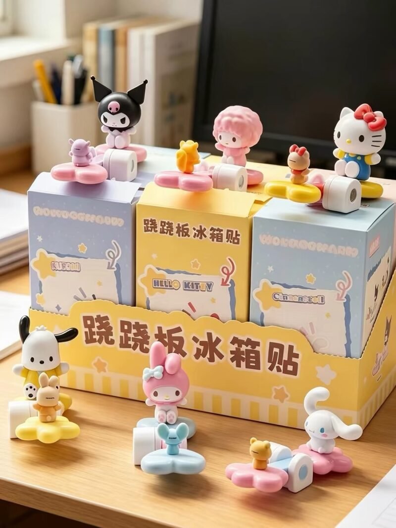 JC378-Sanrio Family Seesaw Fridge Magnets