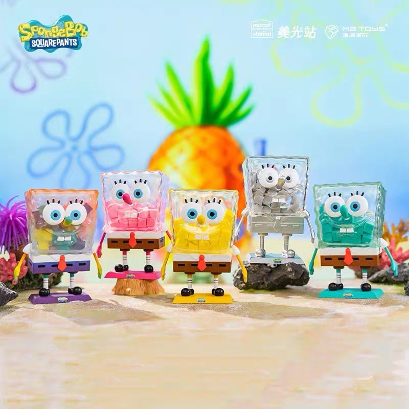 JC487 JC487-SpongeBob Transparent Series Blind Box
