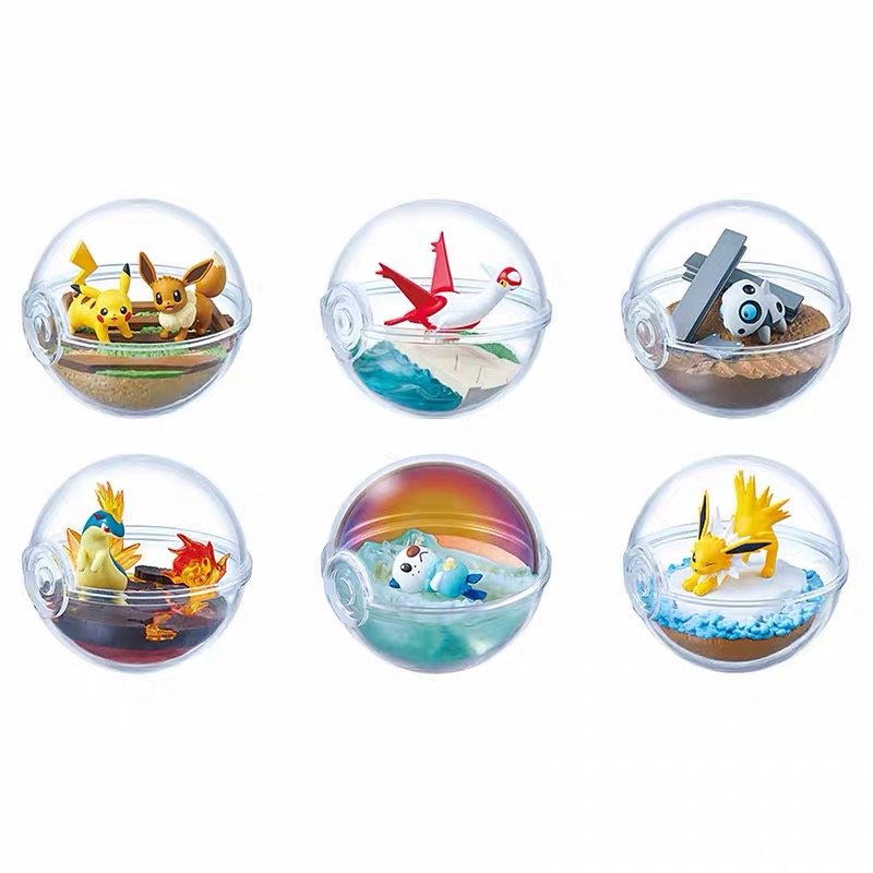 JC497 JC497-Pokémon Glass Display Container Collection