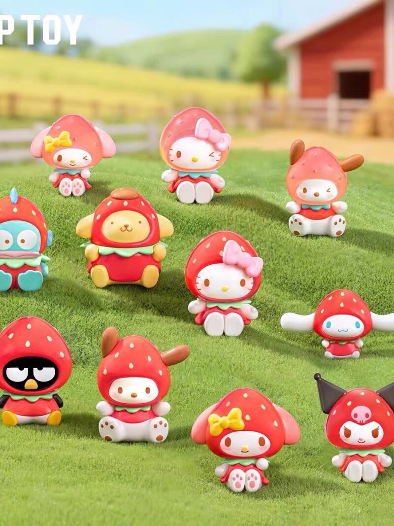 JC501-Sanrio Family Strawberry Candy Series Mini Charm Blind Box