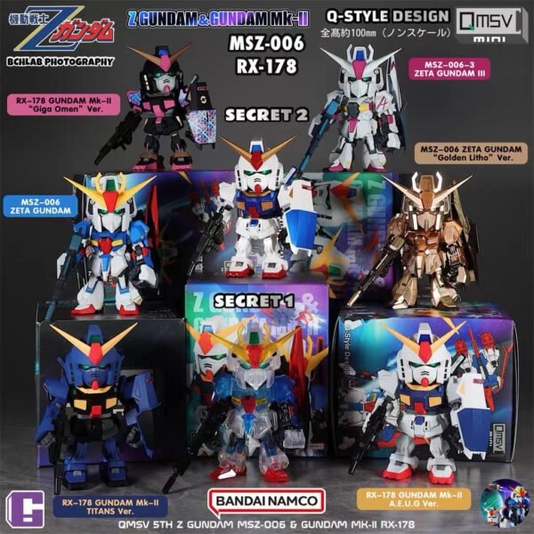 JC514-Bandai QMSV MINI GUNDAM MK-II Mini Gundam Blind Box