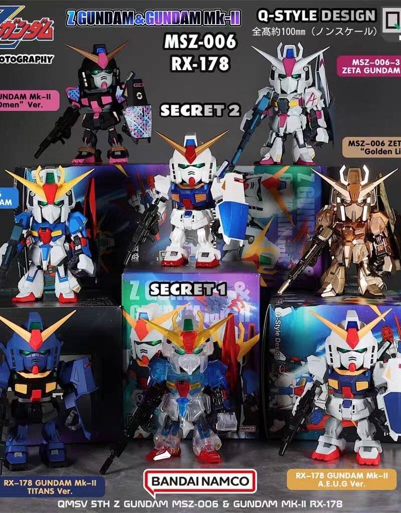 JC514-Bandai QMSV MINI GUNDAM MK-II Mini Gundam Blind Box