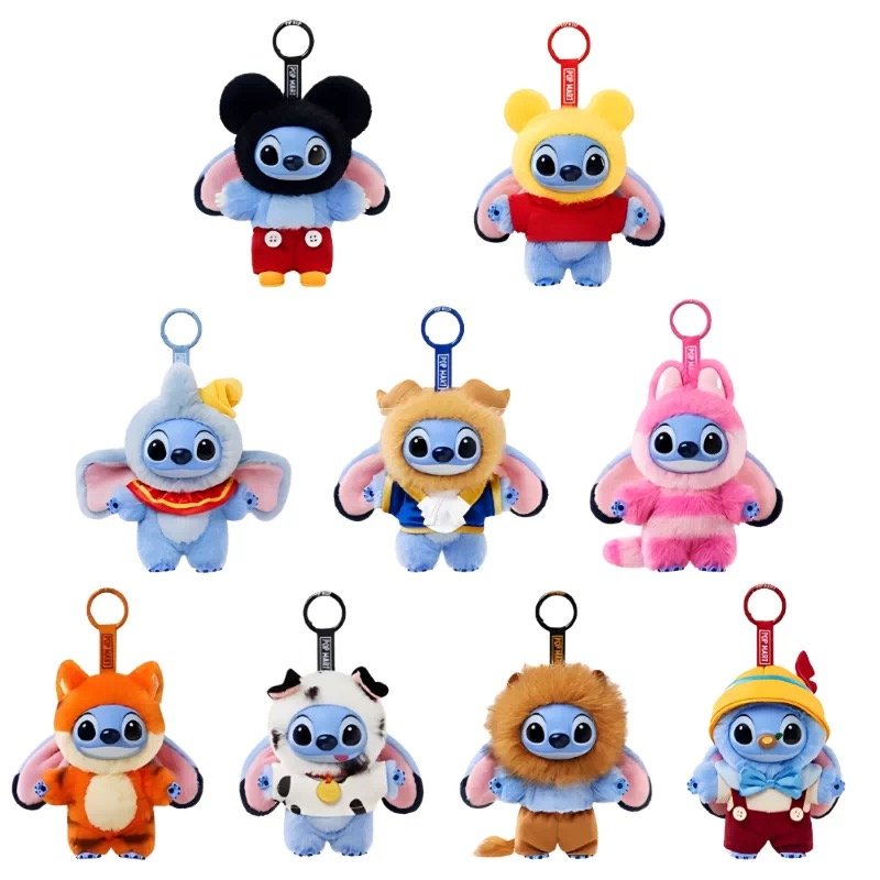 JC549-POP MART - Stitch Time Travel Vinyl Plush