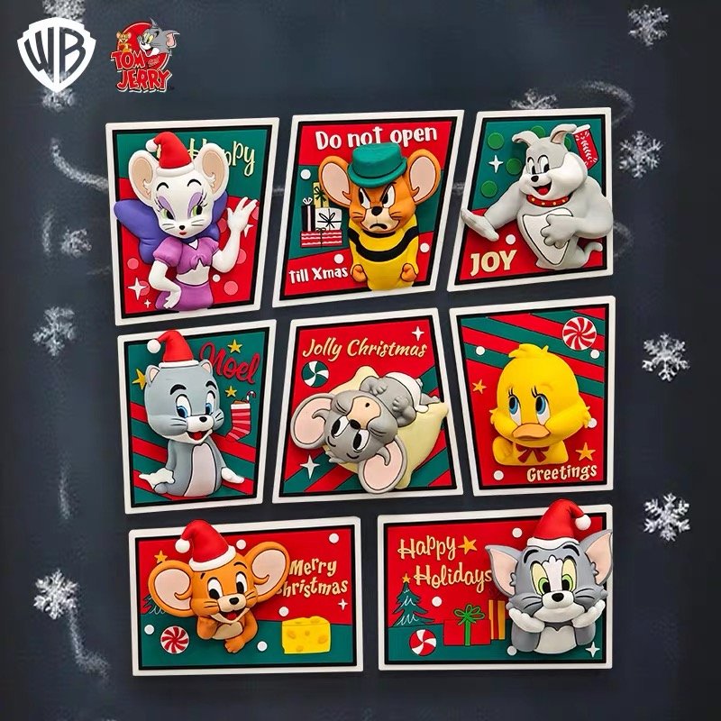 JC552-Tom & Jerry Christmas Fridge Magnets