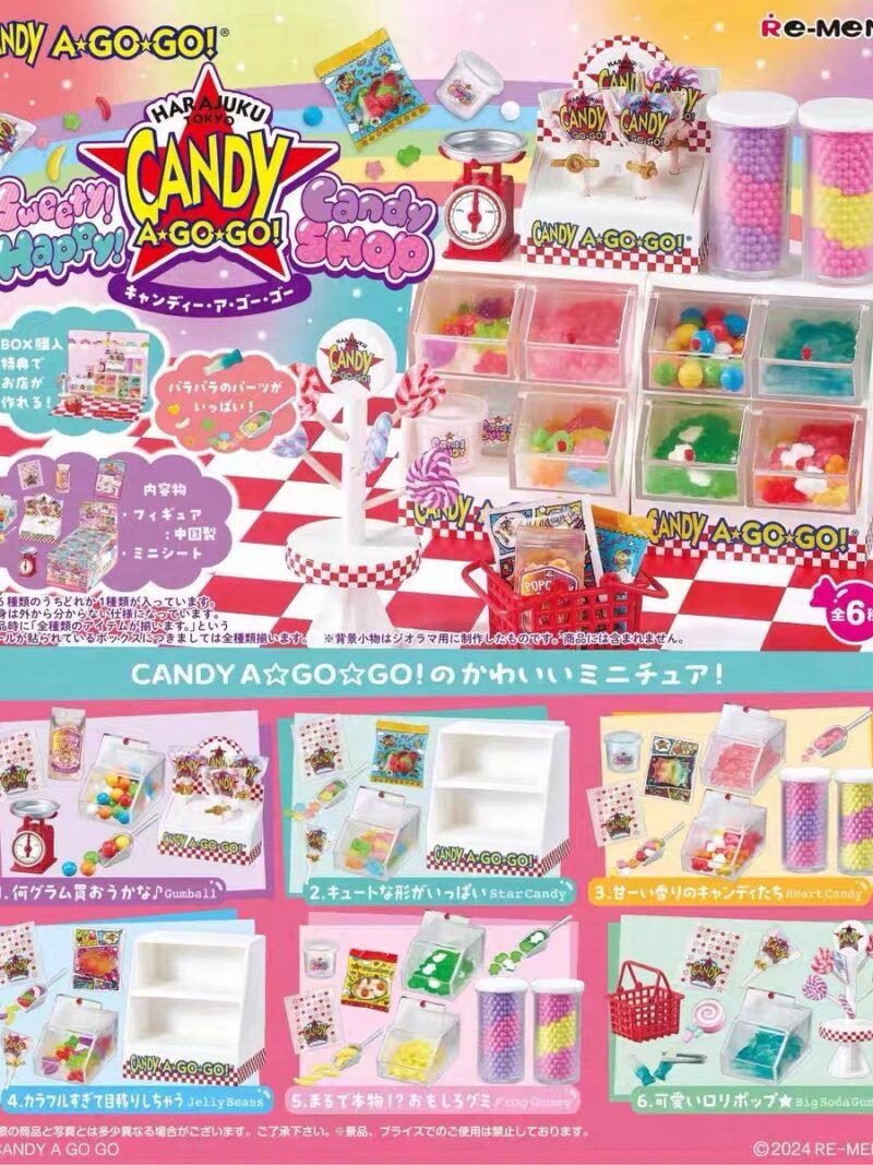 JC562 JC562-Re-Ment Happy Candy Shop A Go Go
