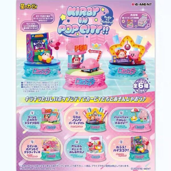 JC563-Re-Ment Kirby Pop City