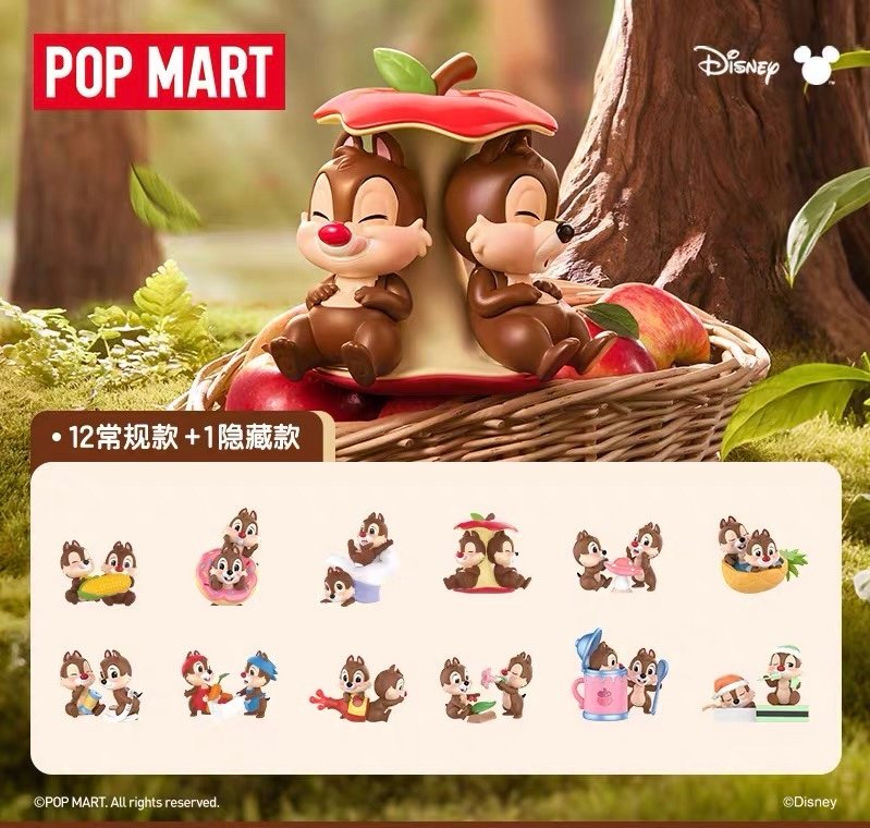 JC581-POP MART - Chip 'n' Dale Mischievous Brothers