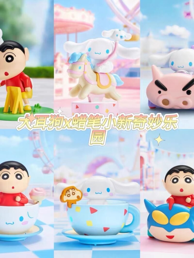 JC658-Cinnamoroll & Crayon Shin-chan Fantasy Town Articulated Figure Blind Box